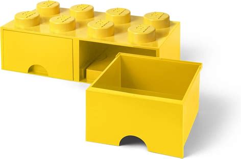 Lego Brique Jaune De Rangement Empilable Plots Avec Tiroirs Prix