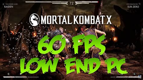 Mortal Kombat XL 60 FPS ON LOW END PC Bahasa Indonesia YouTube