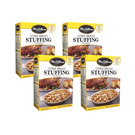 Mrs Cubbison S Stuffing Mix Corn Bread 12 Oz Pack 4 Walmart