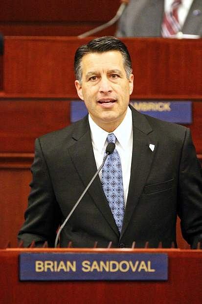 State Of The State Gov Brian Sandoval Calls For 11 Billion In