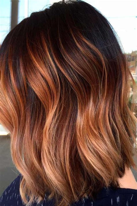 Ombre Hair Brown To Copper