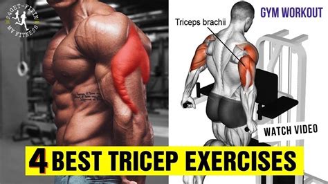 4 Best Tricep Exercises Youtube