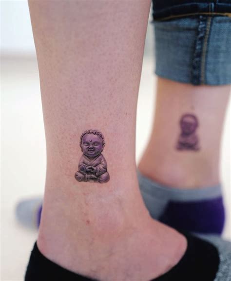 Tiny Buddha Tattoo Tattoolopedia In Small Tattoos Tattoos