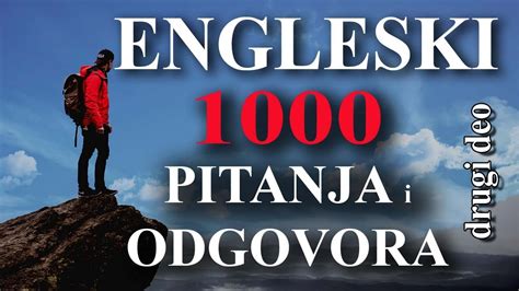 1000 PITANJA I ODGOVORA NA ENGLESKOM - drugi deo | ENGLESKI UBRZANO ...