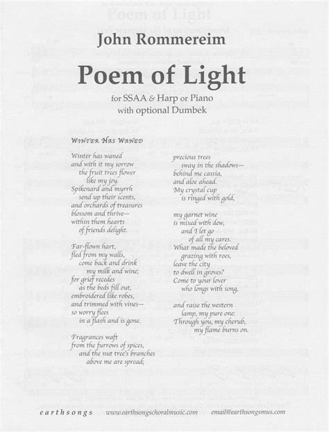 Poems About Light Shelly Lighting