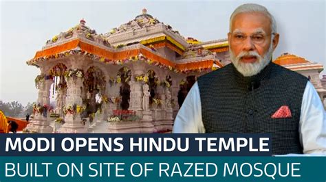 India S Prime Minister Modi Inaugurates Controversial Hindu Temple