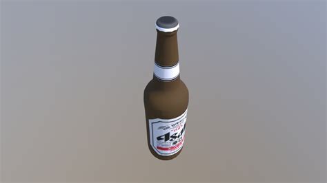 Asahi Beer Bottle Download Free 3d Model By Mizuchi Sensei Fatfreebeefcake [59d240f