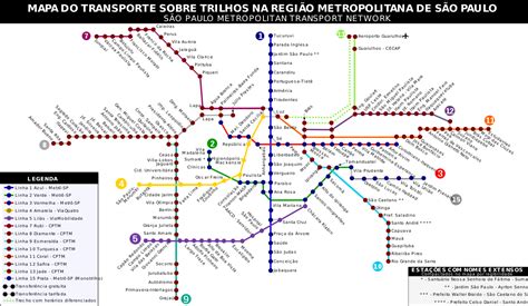 Plano Sao Paulo Atualizado Mapa Mapa Del Metro De Sao Paulo Para Images