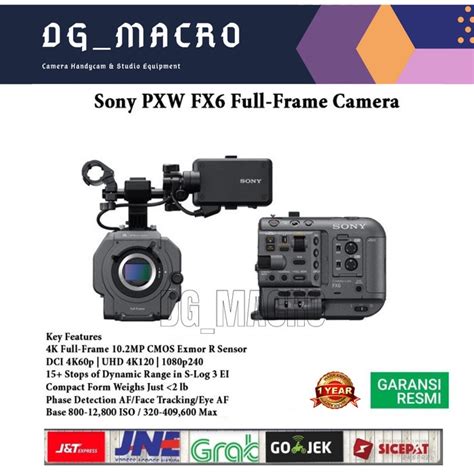 Jual Sony PXW FX6 Full Frame Cinema Camera Sony FX6 Sony FX 6