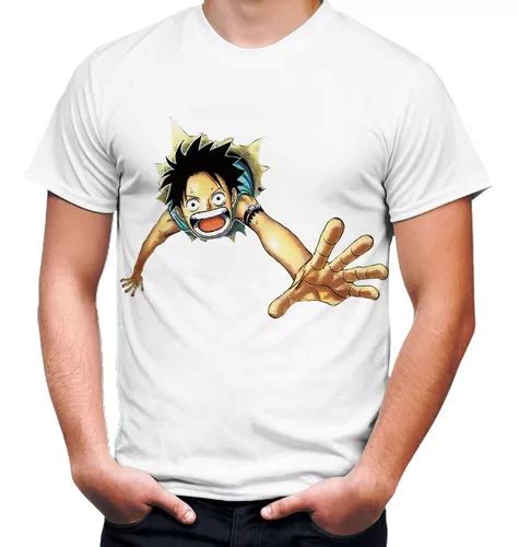 Playera Anime Manga One Piece Monkey D Luffy 2564 Cuotas sin interés