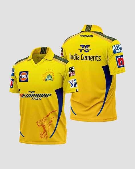 Csk Jersey Ms Dhoni 2023 Official T Shirt 43 Off