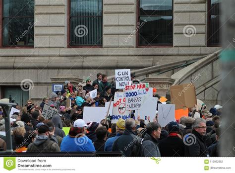 March For Our Lives Rally Worcester Ma March 2018 Editorial