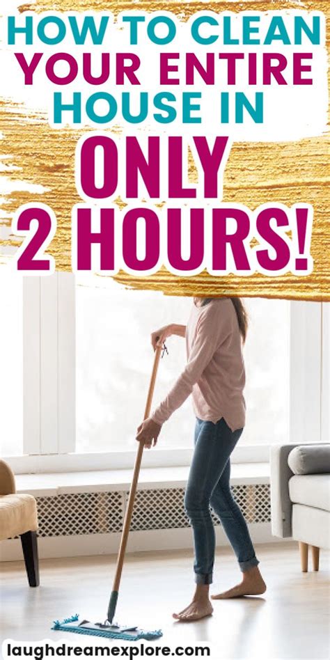 Here Is Exactly How To Clean The House In Only 2 Hours Cleaning Hacks Deep Cleaning House