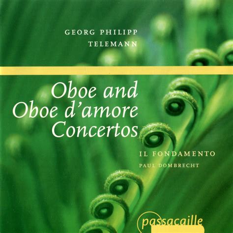 Diabolus In Musica Telemann Oboe Oboe D Amore Concertos Il