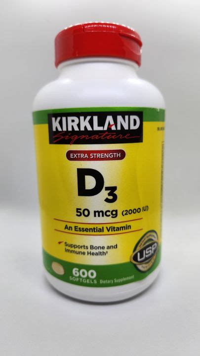 Kirkland Signature Extra Strength Vit D3 50 Mcg Lazada PH