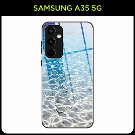 Стеклянный чехол на Samsung Galaxy A35 5G / Самсунг А35 5G с принтом ...