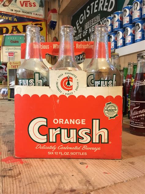 Vintage Orange Crush Soda Bottles Take A Ribbing Artofit