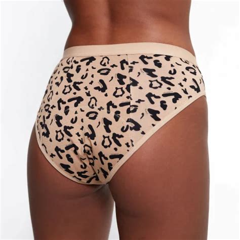 Menstrualne hlačke WUKA bikini srednje vpojne TIGER Idealno pralno