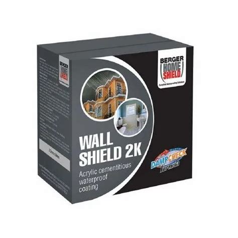 2L Berger Wall Shield 2K Acrylic Waterproof Coating At Rs 180 Box OPM