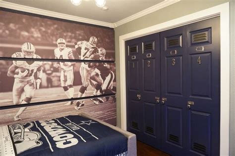 Dallas Cowboys bedroom - Alina Druga interiors | Dallas cowboys bedroom ...