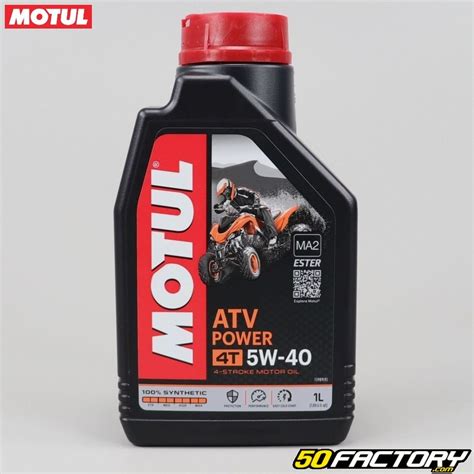 Huile moteur 4t 5w40 motul atv power 1l pièce moto scooter