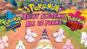 Pokemon Sword and Shield All 63 Alcremie Forms Bundle 6iv SHINY BR | eBay