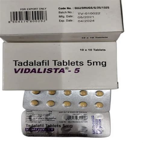 Vidalista 5mg Tablets At 10 Strip Cialis Tablet In Surat ID