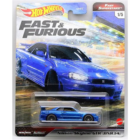 Hot Wheels Nissan Skyline GT R R34 1 64 Fast Furious Fast Superstars Velozes Furiosos Lacrado