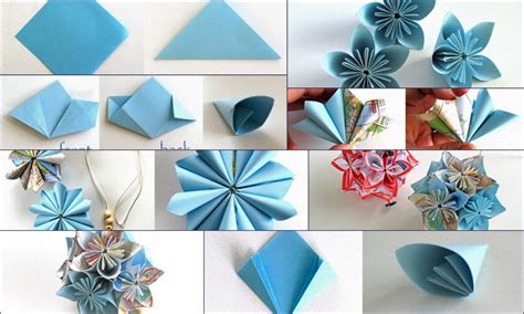 Flower Fold Origami Paper Embroidery And Origami