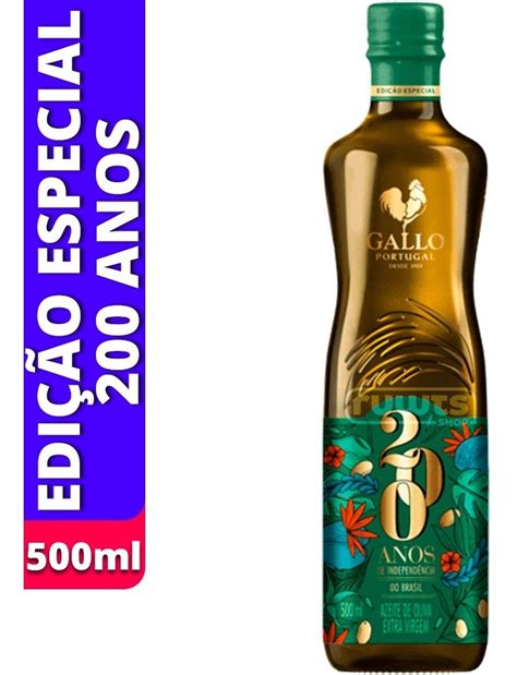 Azeite Extra Virgem Gallo Edi O Especial Anos Ml Mercadolivre