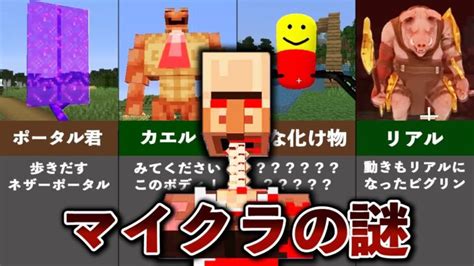 未だ解明できないマイクラの謎【ゆっくり解説】 Minecraft Summary マイクラ動画