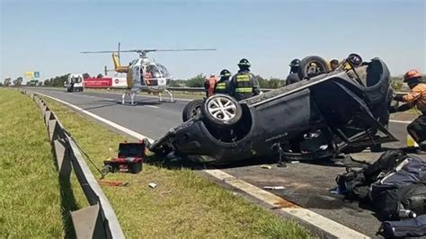 Accidente fatal en autopista Rosario Córdoba un muerto y tres heridos