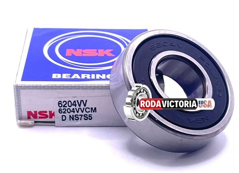 NSK 6204VV Ball Bearing 20x47x14 Mm Deep Groove Ball Bearing 6204DDU