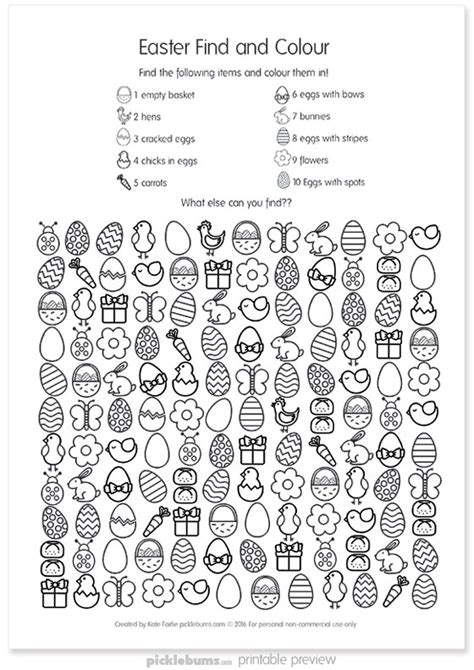 Free Easter Activities Printable Pdf