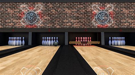 Artstation Bowling Alley 3d Model Resources