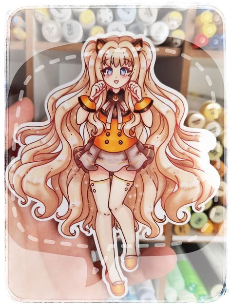 Vocaloid Holographic And Vinyl Stickers Kawaii Weatherproof Etsy