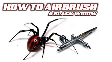 Airbrushing A Black Widow Spider And Evolution 2024 Youtube