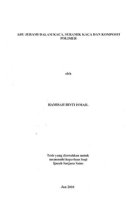 Pdf Abu Jerami Dalam Kaca Seramik Kaca Dan Komposit Mmy