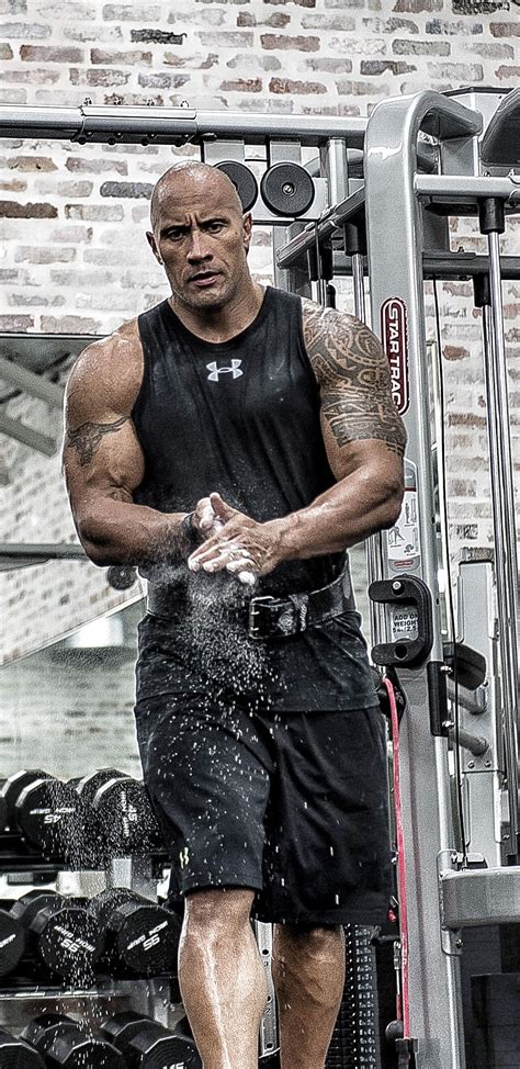 X Dwayne Johnson In Gym K Samsung Galaxy Note S S S