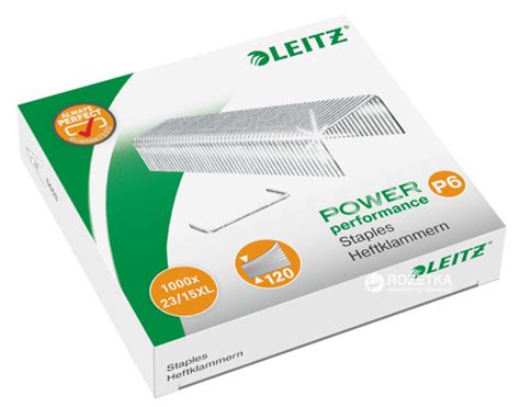 Гальванизированные скобы Leitz 23/15 XL 1000 штук (55790000) – фото ...