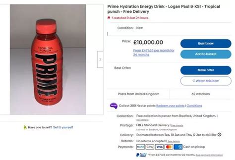 Prime Drink Being Resold Online For £10000 As Mania Becomes A Joke