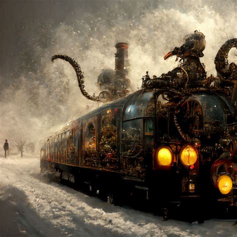 Steampunk train by Baalzamoon on DeviantArt