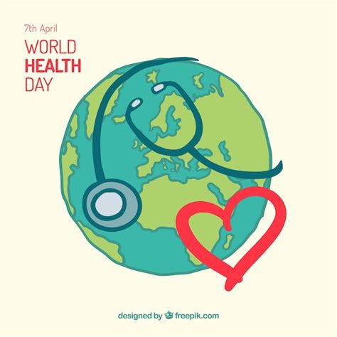 Día mundial de la salud Vector Gratis