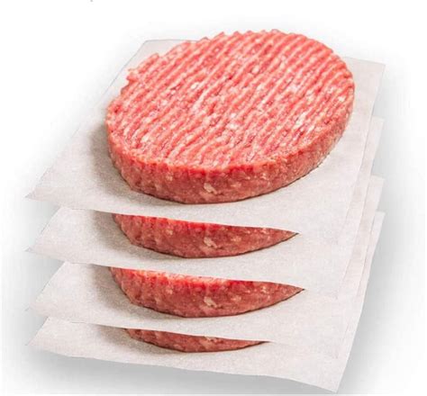 Waxed Butcher Paper Sheets Hamburger Patty 200 Non Stick Wax Paper Squares Per Set 5 5x5 5