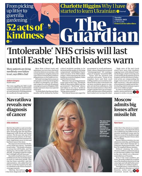 The Guardian January 03 2023 Digital