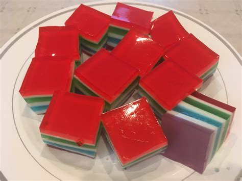 Rainbow Jello Cubes Hms2018 4 Steps Instructables