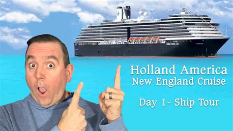 Holland America New England Zuiderdam Ship Room Tour Day 1