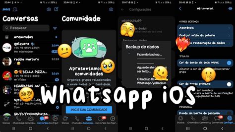 SAIU WHATSAPP ESTILO IPHONE IOS 16 NO ANDROID 2022 Fouad IOS 9 50