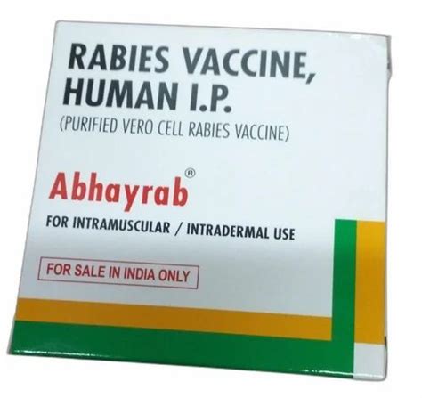 Abhayrab Rabies Vaccine Human IP At Rs 304 Piece In New Delhi ID