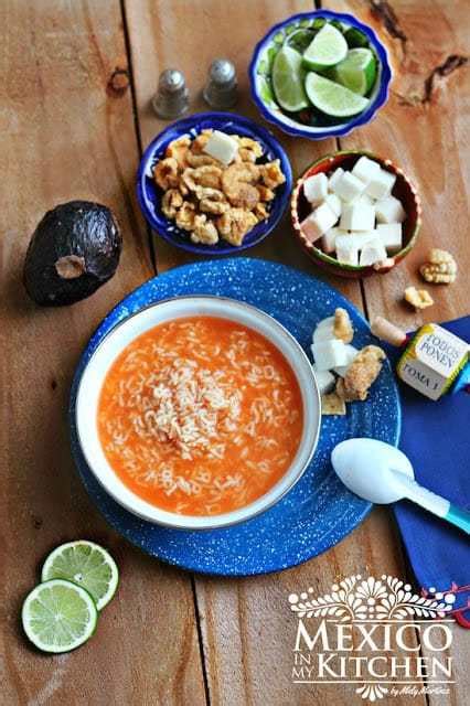 Alphabet Soup Recipe Sopa De Letras Mexico In My Kitchen